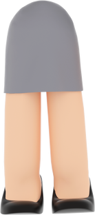 3D People Woman Body Skirt 